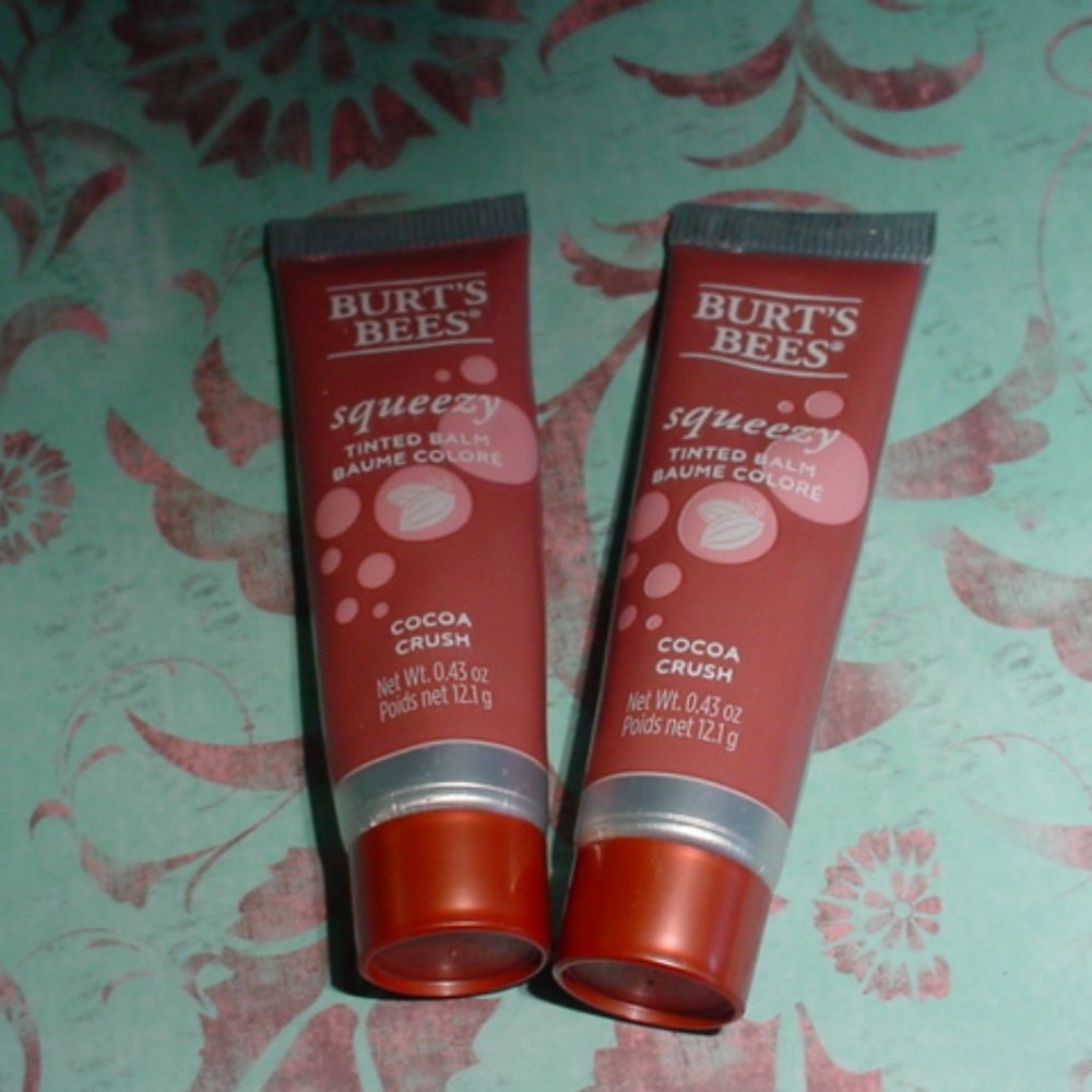 BURTS BEES Sealed Tinted Balm COCOA CRUSH x2